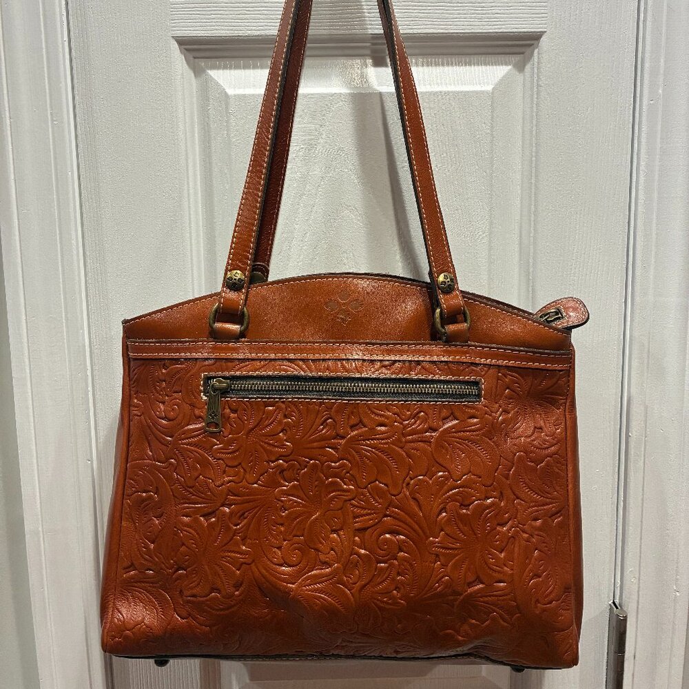 Patricia Nash Poppy Tote - Florence Tooled - NWT